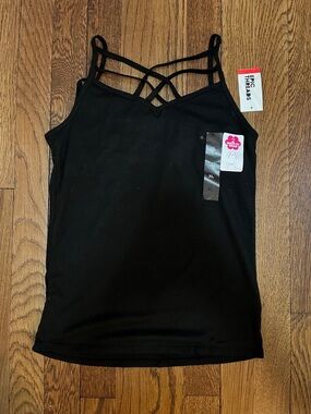 Epic Threads Girls Black Strappy Tank Top size xl girls